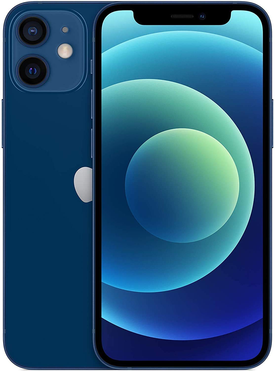 Apple iPhone 12 Mini 64GB Unlocked Smartphone - Blue (Renewed Premium) - Compact Size, 5G Ready, OLED Display for Travel, Business & Everyday Use