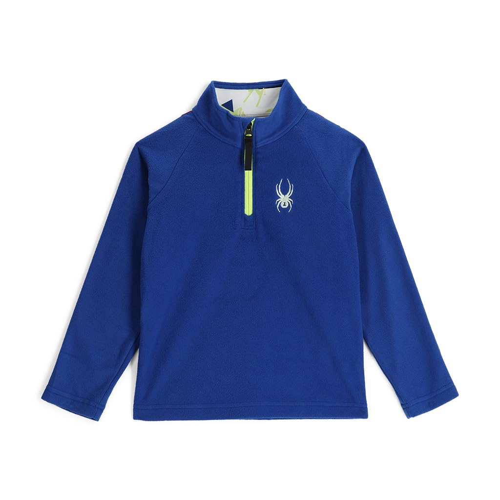 Spyder Toddler Speed Half Zip Fleece Jacket - Warm & Cozy Kids Pullover for Outdoor Play, School & Winter Activities