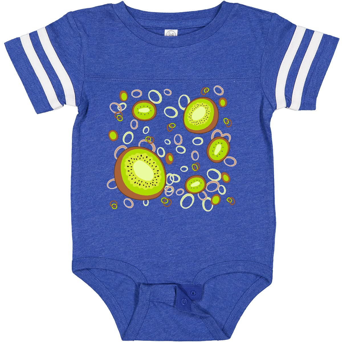 Inktastic Kiwi Fruit Party Baby Bodysuit - Cute Organic Cotton Onesie for Newborns & Infants - Perfect for Birthday Parties, Photo Shoots & Everyday Wear