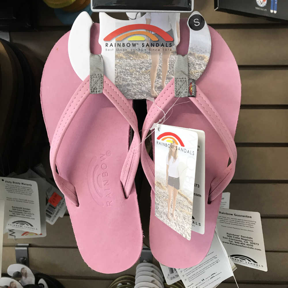 Rainbow Original 301 ALTSN Flip Flops for Women - Single Layer Narrow Strap Sandals - Perfect for Beach, Pool & Summer Outfits
