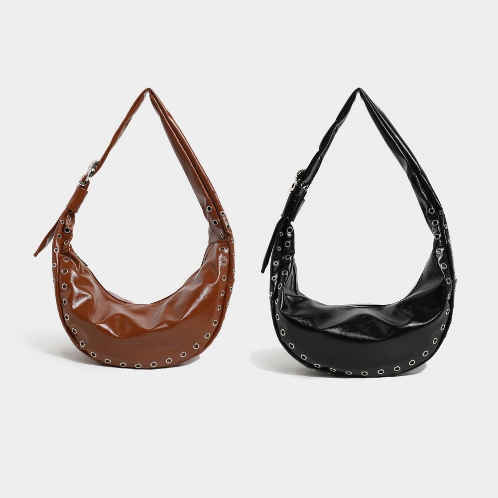 Vegan Leather Crossbody Bag for Women - Large Capacity Underarm Shoulder Bag, Stylish & Durable Dumpling Purse - Perfect for Work, Travel & Everyday Use