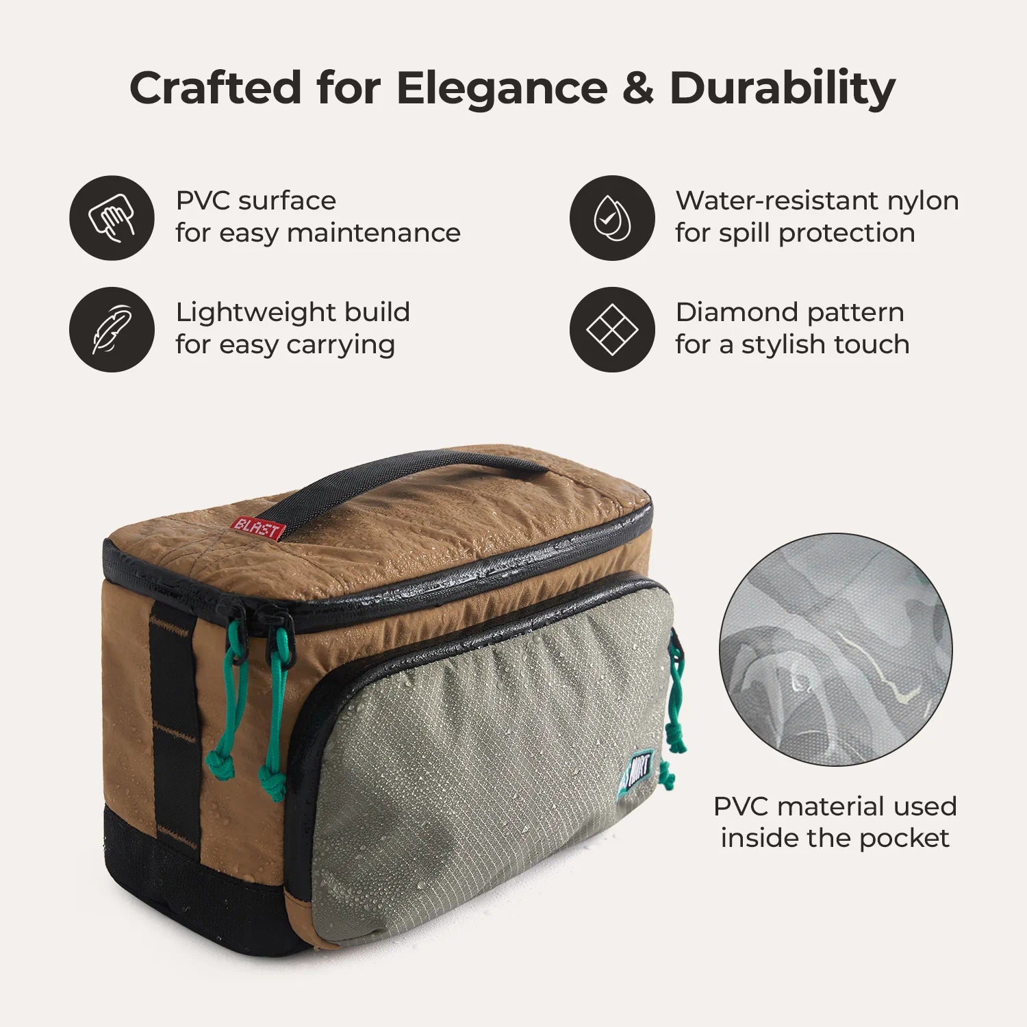 Blast 4.5L Hanging Toiletry Bag for Travel - Waterproof Cosmetic Organizer with Multiple Pockets for Bathroom Essentials | Perfect for Camping, Gym & Business Trips