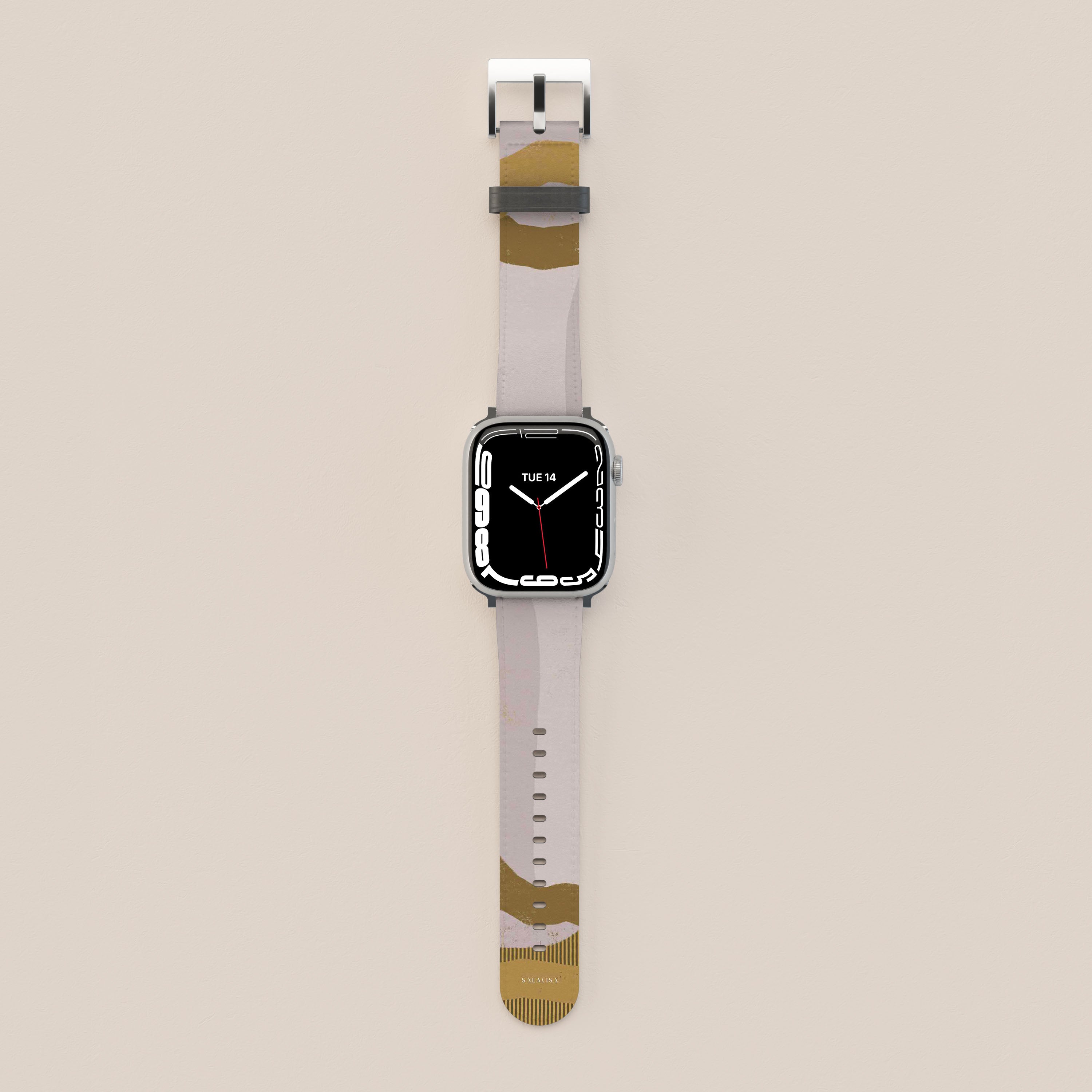Organic Purple Apple Watch Band - Soft, Durable & Eco-Friendly Strap for Apple Watch Series 1-9 - Perfect for Workouts, Running & Everyday Wear