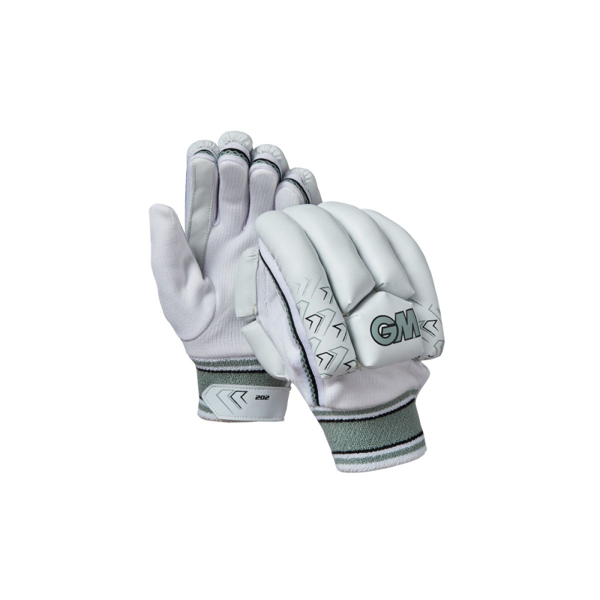 Gunn & Moore 202 Cricket Batting Gloves - Premium Leather Cricket Gloves for Men & Women - Perfect for Practice, Matches & Training Sessions