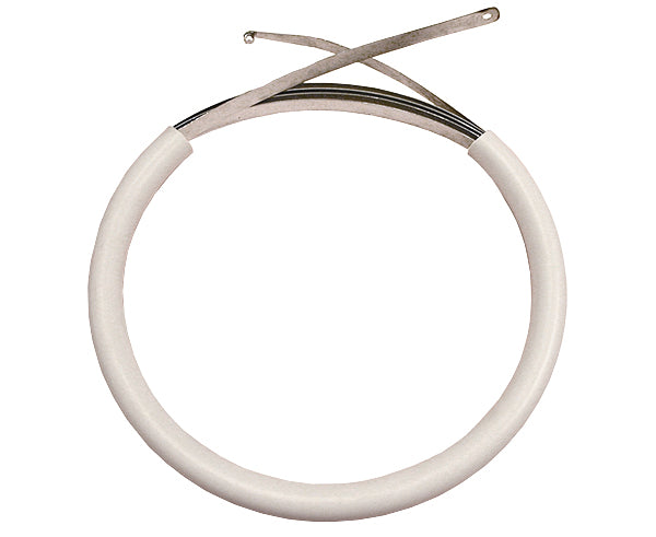 10' or 25' Undercarpet Flat Annealed Stainless Steel Wire Snake in PVC Case - Perfect for Home Theater Wiring, Office Cable Management & DIY Installations