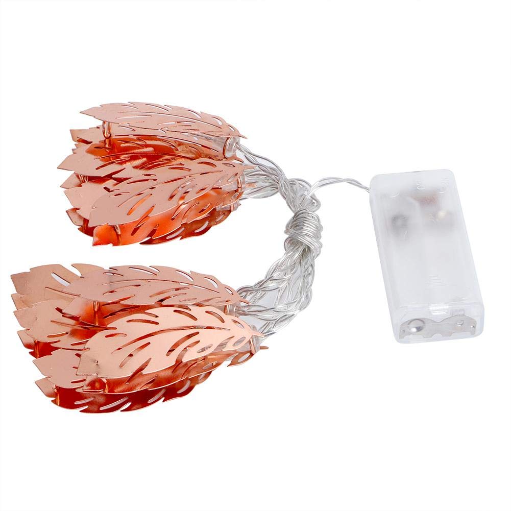 FOKH 10 LED Feather String Lights - 1.5m Waterproof Outdoor/Indoor Party Lights for Bedroom, Garden, Wedding, Christmas Decorations - Warm White Fairy Lights for Home, Lawn & Landscape Lighting