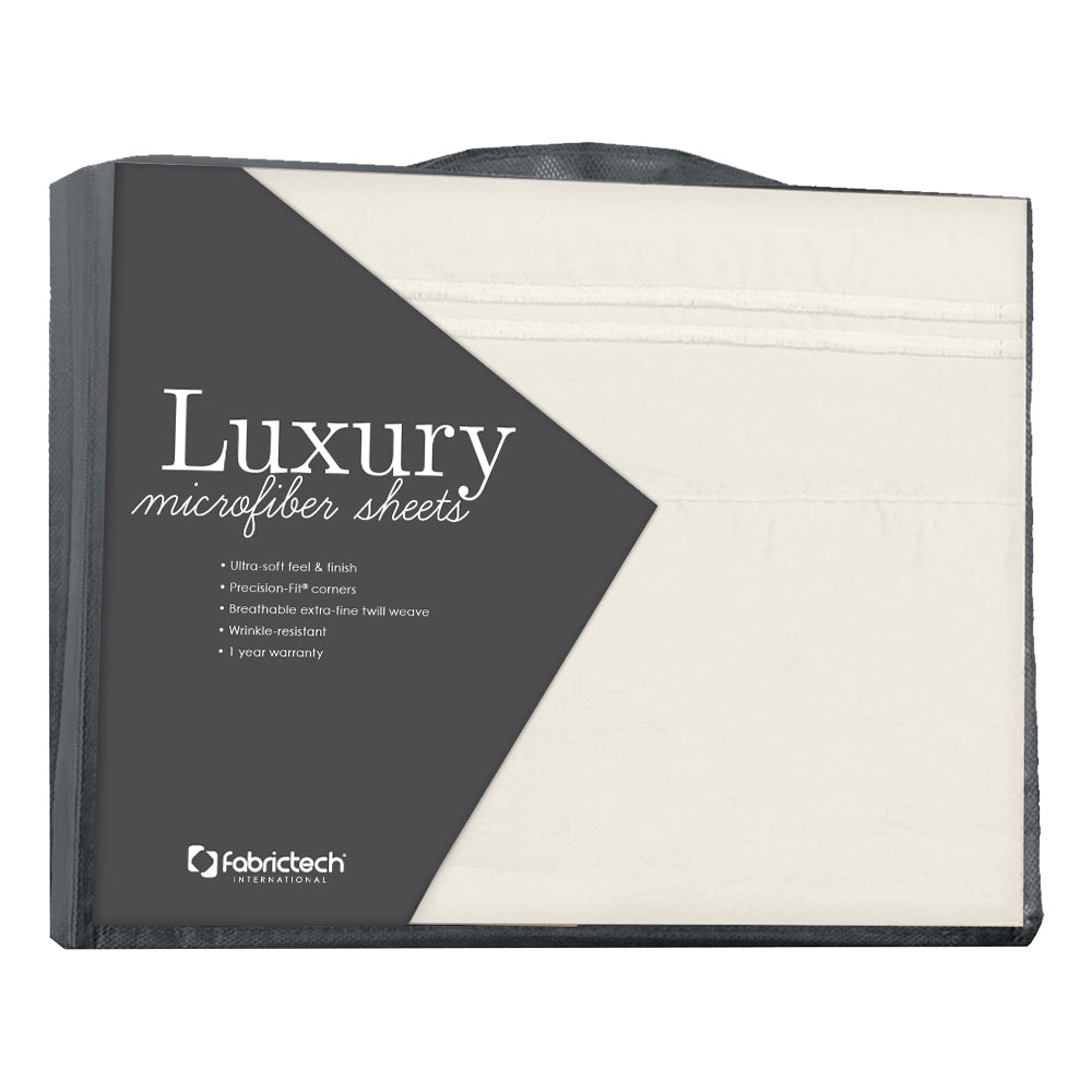 PureCare Luxury Microfiber Sheet Set - Ultra Soft Bed Sheets for All Seasons - Perfect for Master Bedroom, Guest Room & Dorm
