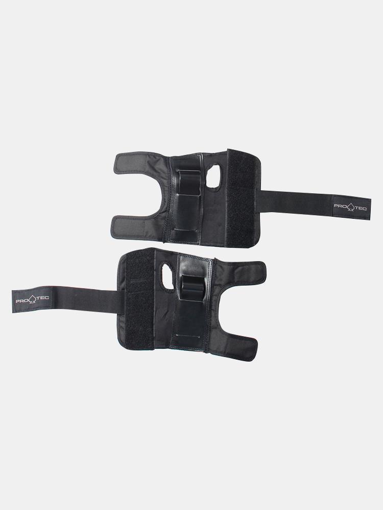 Protec Street Wrist Guards - Black - Protective Skateboard & Rollerblade Wrist Support for Extreme Sports & Outdoor Activities