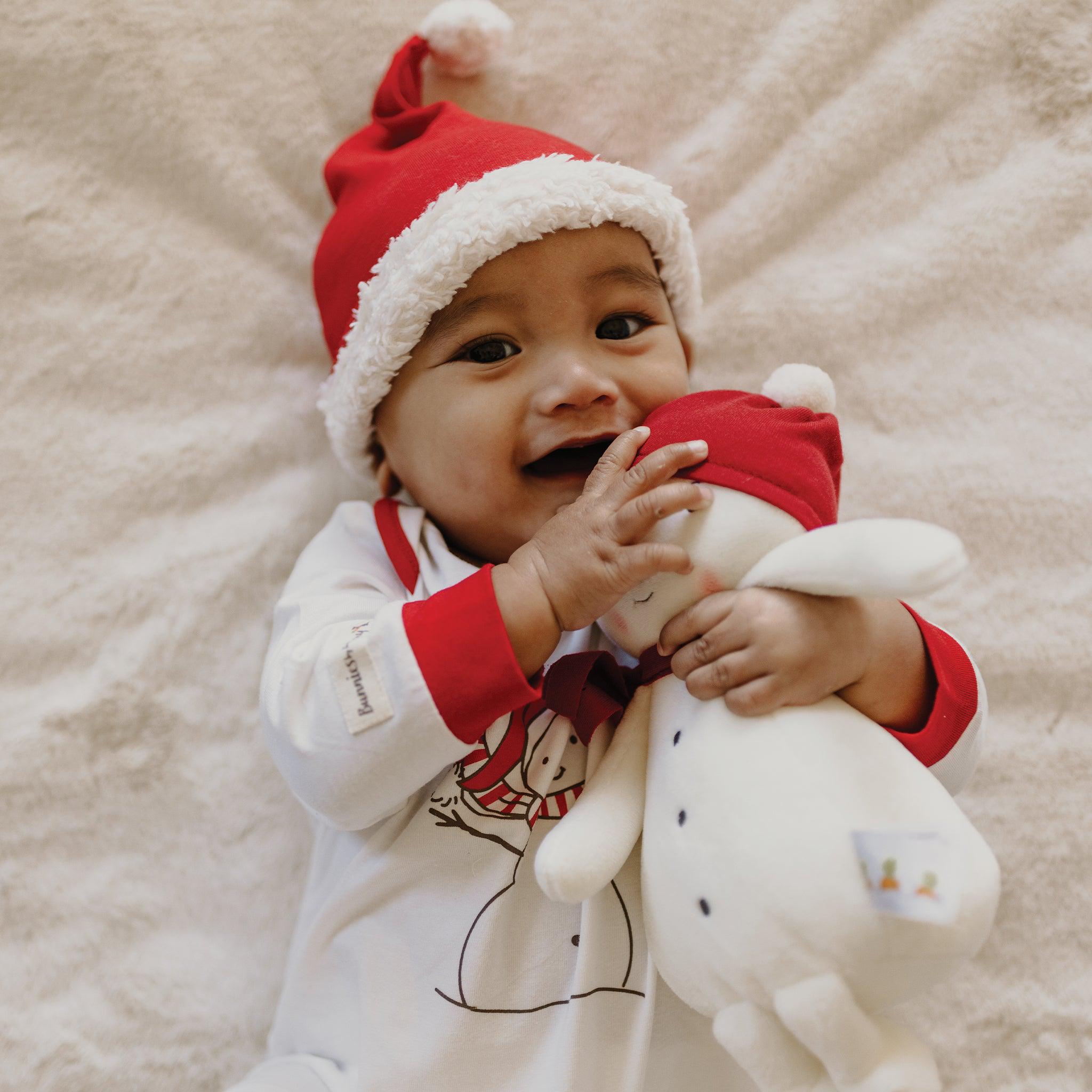 Organic Flurry Romper - Holiday Limited Edition Baby Jumpsuit | Soft & Cozy for Winter Outfits & Christmas Photos