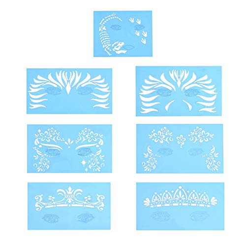 Reusable Face Paint Stencil Kit - Willow Eyes Design for Body Painting, Makeup & Tattoo | Perfect for Halloween, Cosplay & Festival Costumes