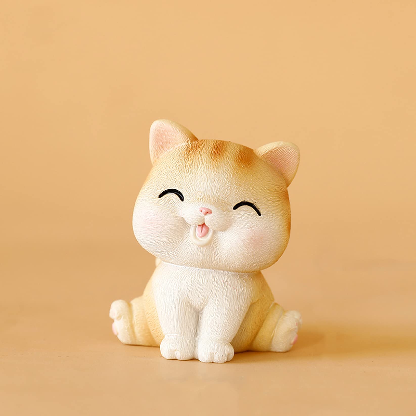 Stylish Resin Cat Figurine - Handcrafted Home Decor Statue for Bedroom, Living Room & Office | Perfect Gift for Cat Lovers & Elegant Interior Decoration
