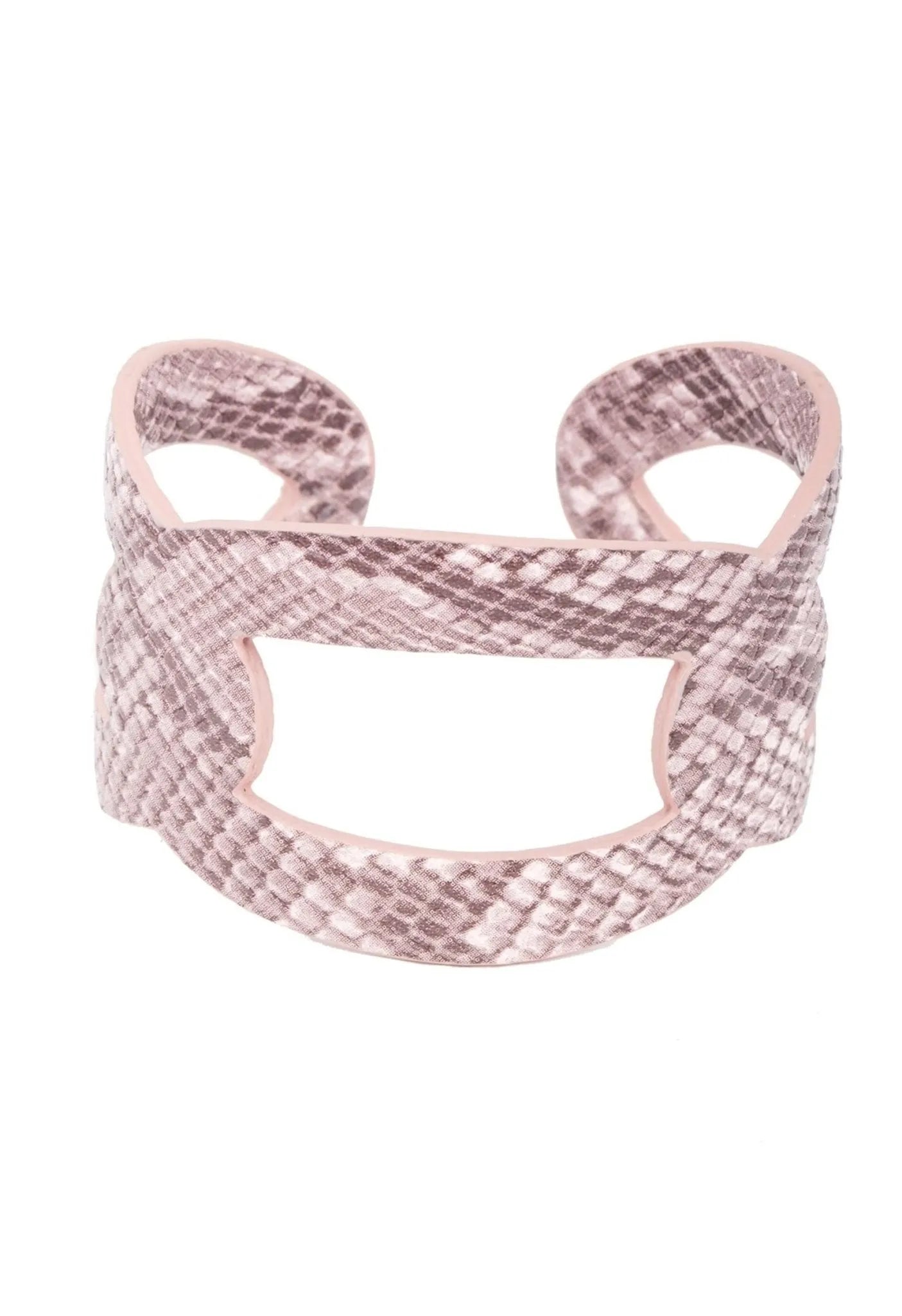 Ogee Cuff Bracelet for Women - Elegant Stainless Steel Bangle with Unique Wave Design - Perfect for Parties, Weddings & Everyday Wear