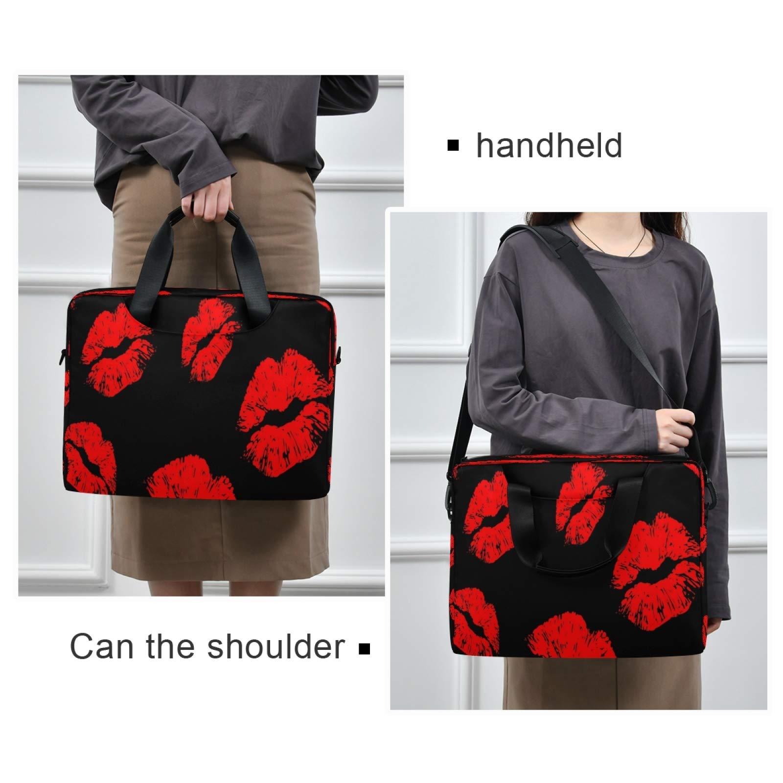 Premium Laptop Bag for 13-15.6 Inch Laptops - Lightweight Computer Carrying Case with Stylish Pattern, Perfect for Work, School & Travel