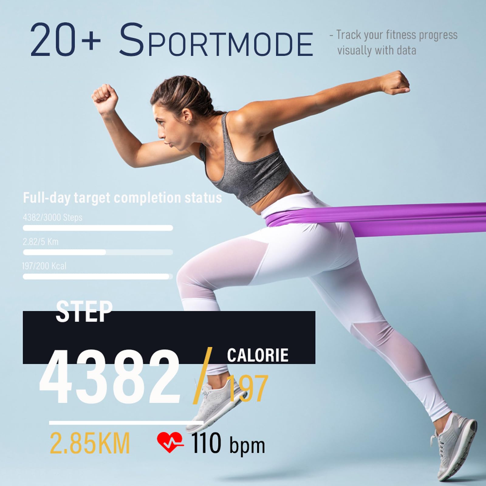 Smart Fitness Ring Tracker for Men & Women - Heart Rate, Blood Oxygen, Sleep Monitor - Step Counter, Calorie & Distance Tracking - Compatible with Android & iOS - Perfect for Running, Gym & Daily Activity - Black #10