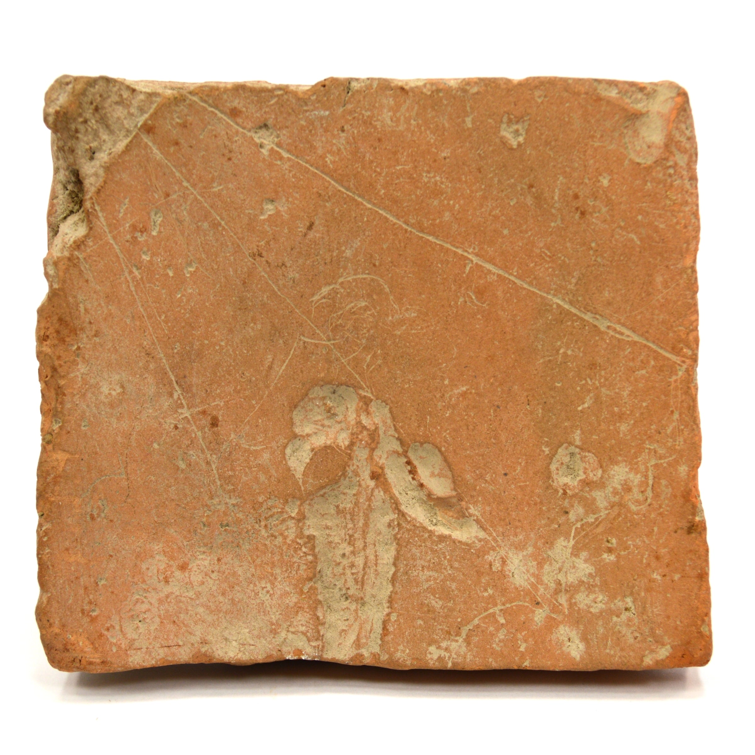 Ancient Primitive Story Tile - Hand Carved Old Pottery Plaque, Pre-Columbian & Near East Artifact - Perfect for Home Decor, Museum Display & Archaeology Enthusiasts