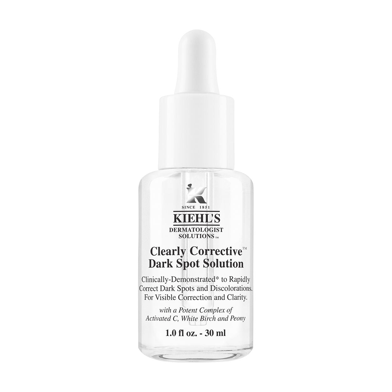 Kiehl's Clearly Corrective Dark Spot Solution - Brightening Serum for Hyperpigmentation & Uneven Skin Tone | Perfect for Daily Skincare Routine & Nighttime Use