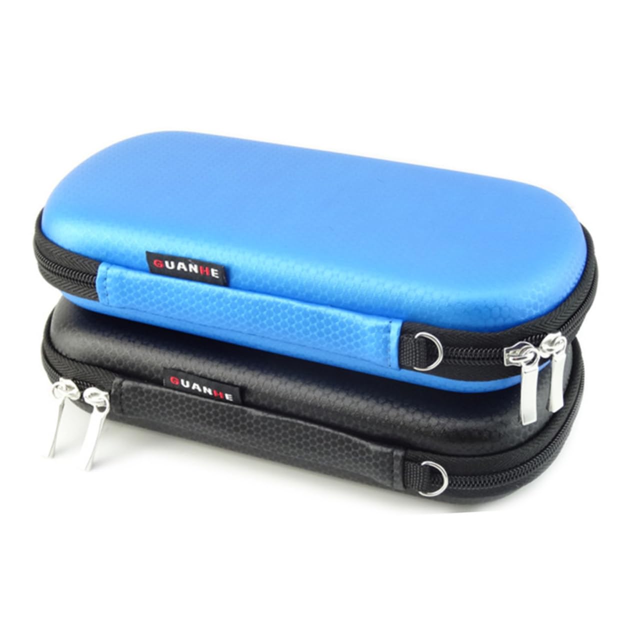 OSALADI Shockproof Protective Case for Earphones & Flash Drives - Durable EVA Material Hard Drive Pouch, Compact & Sturdy Black Storage Bag - Perfect for Travel, Office, and Daily Electronics Organization