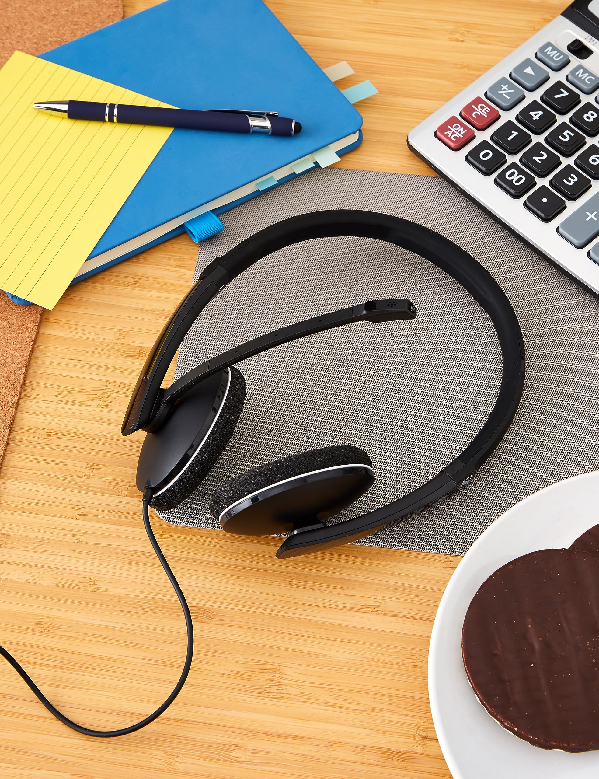 Sennheiser PC 3.2 Chat - Lightweight Stereo Gaming Headset with Noise-Cancelling Mic for PC - Perfect for Online Classes, Work Calls & Gaming - Comfortable Over-Ear Design for Long Sessions - Black