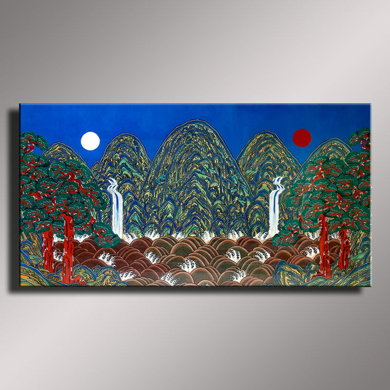 Handmade Modern Original Oil Painting on Canvas - 100% High-Quality Artwork CK 002 | Perfect for Home Decor, Office Wall Art & Gift Giving
