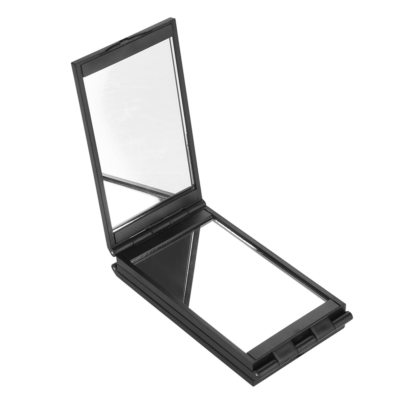 360° No Dead Angle Foldable Hair Coloring Mirror - Mini Portable Folding Makeup Tool with Stand, Perfect for Home Salon, Travel & On-the-Go Touch Ups