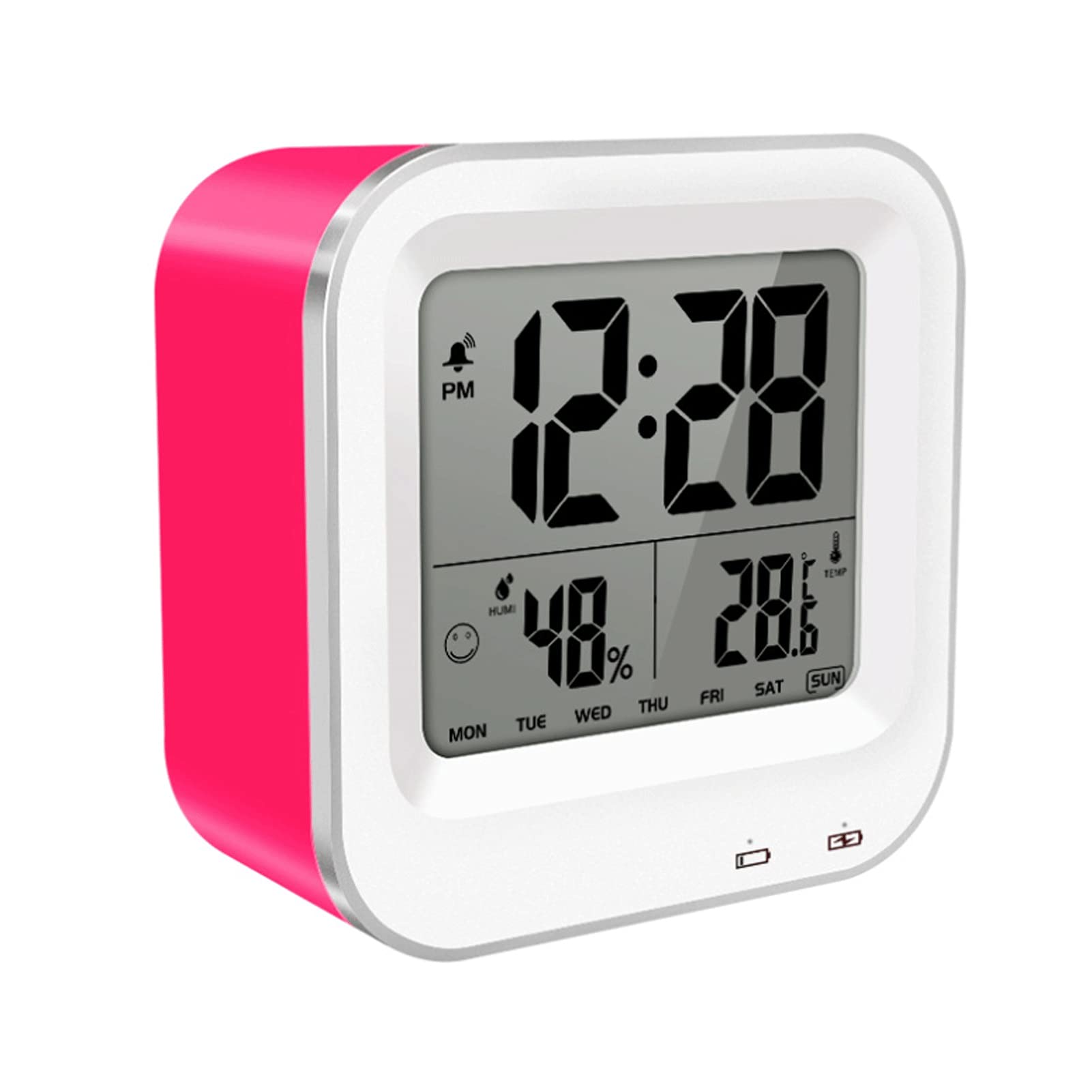 RenminRoad Digital Timer - Magnetic Kitchen Timer for Cooking, Baking & Oven Use | Classroom Countdown Clock for Teachers & Kids | Study & Exercise Stopwatch | Desk Organizer (Pink) - Perfect for Meal Prep, Homework Sessions & Workout Timing