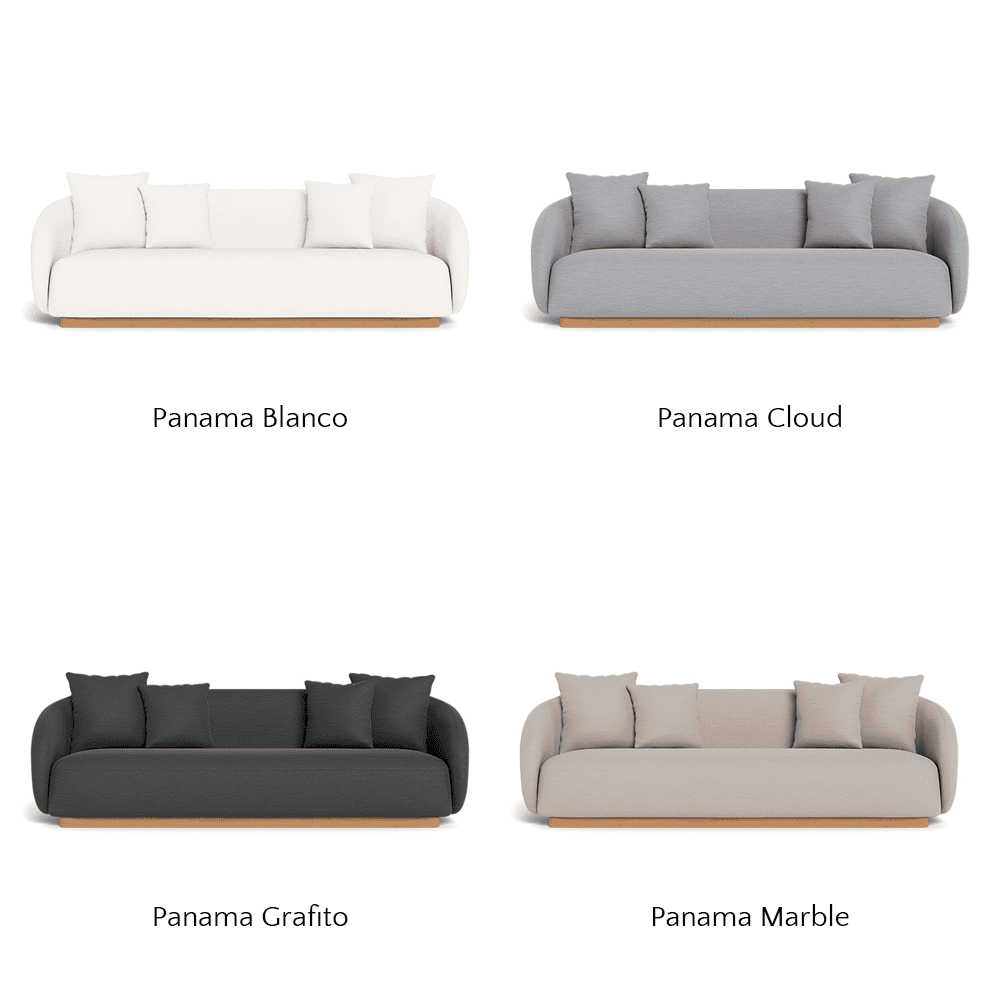 Como Outdoor 3-Seat Patio Sofa Set - Waterproof Wicker Furniture for Garden, Poolside, Deck & Backyard Relaxation