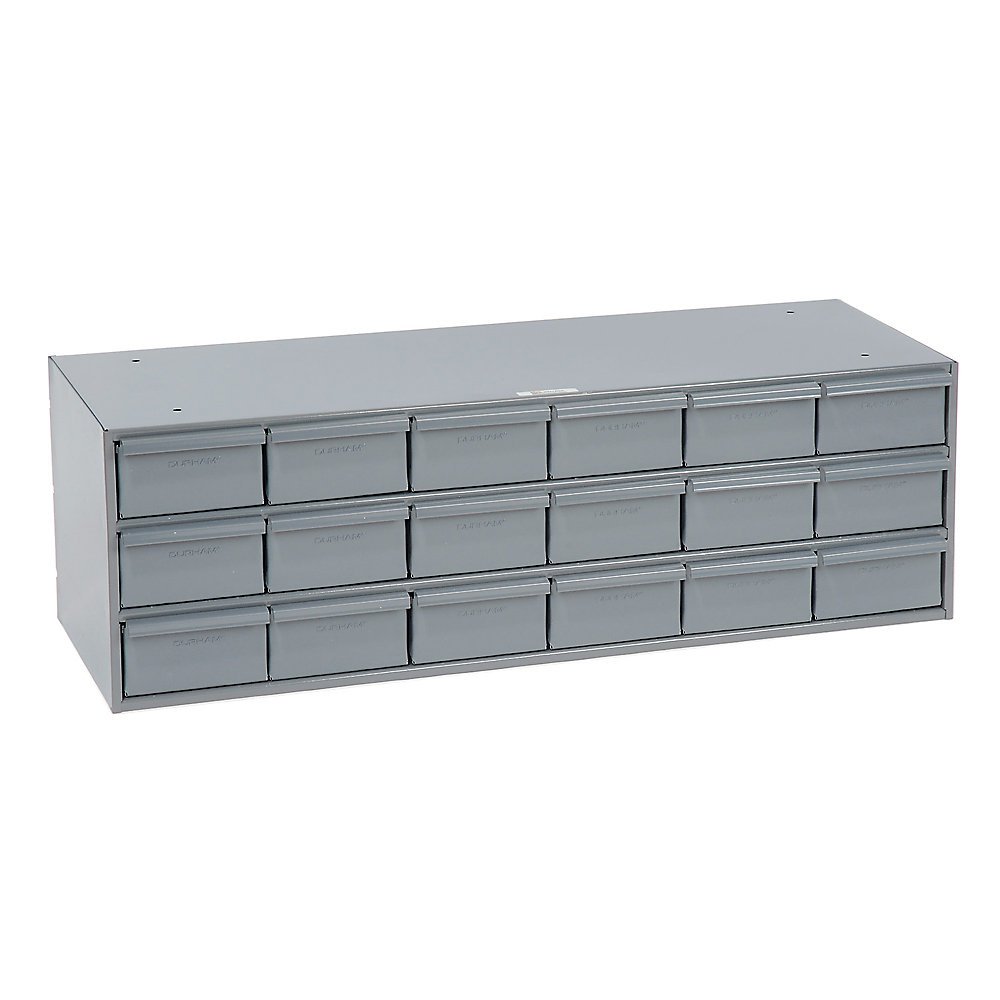 Durham 005-95 18-Inch Steel Drawer Cabinet for Office Storage - Heavy Duty File Organizer with Lockable Drawers for Documents, Tools & Supplies
