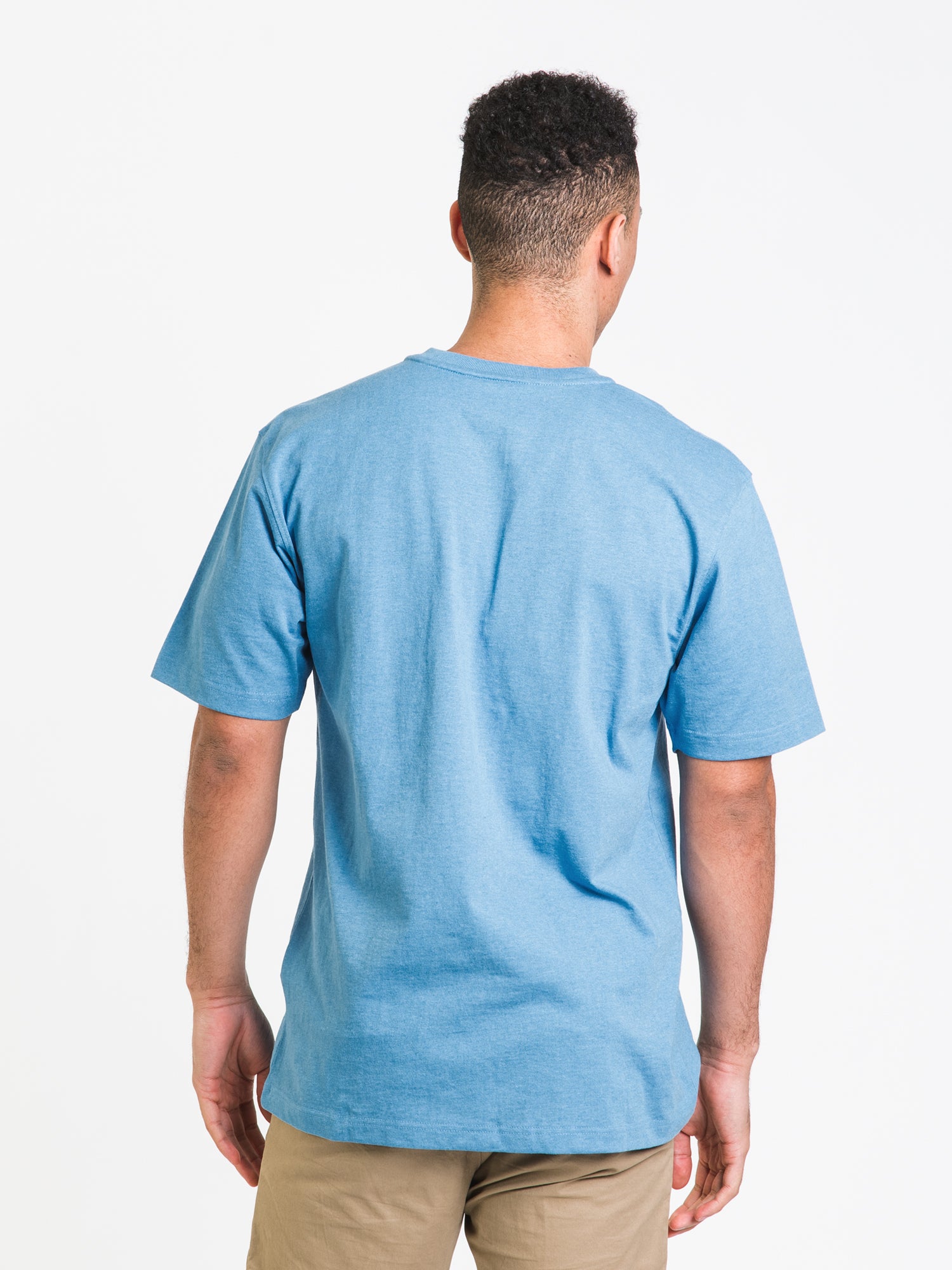 Carhartt Loose Fit Heavyweight Pocket T-Shirt for Men - Durable Workwear Tee with Front Pocket - Perfect for Construction, Outdoor Work & Casual Wear