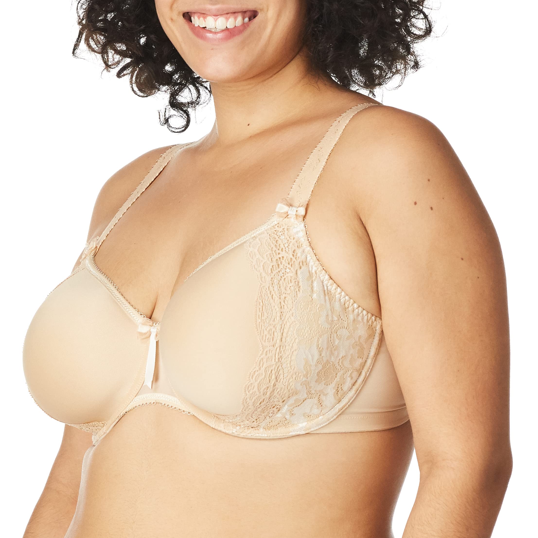 Elomi Women's Plus Size Seamless Underwire Bra - Comfortable Full Coverage Support for Curvy Women | Perfect for Everyday Wear, Work & Special Occasions