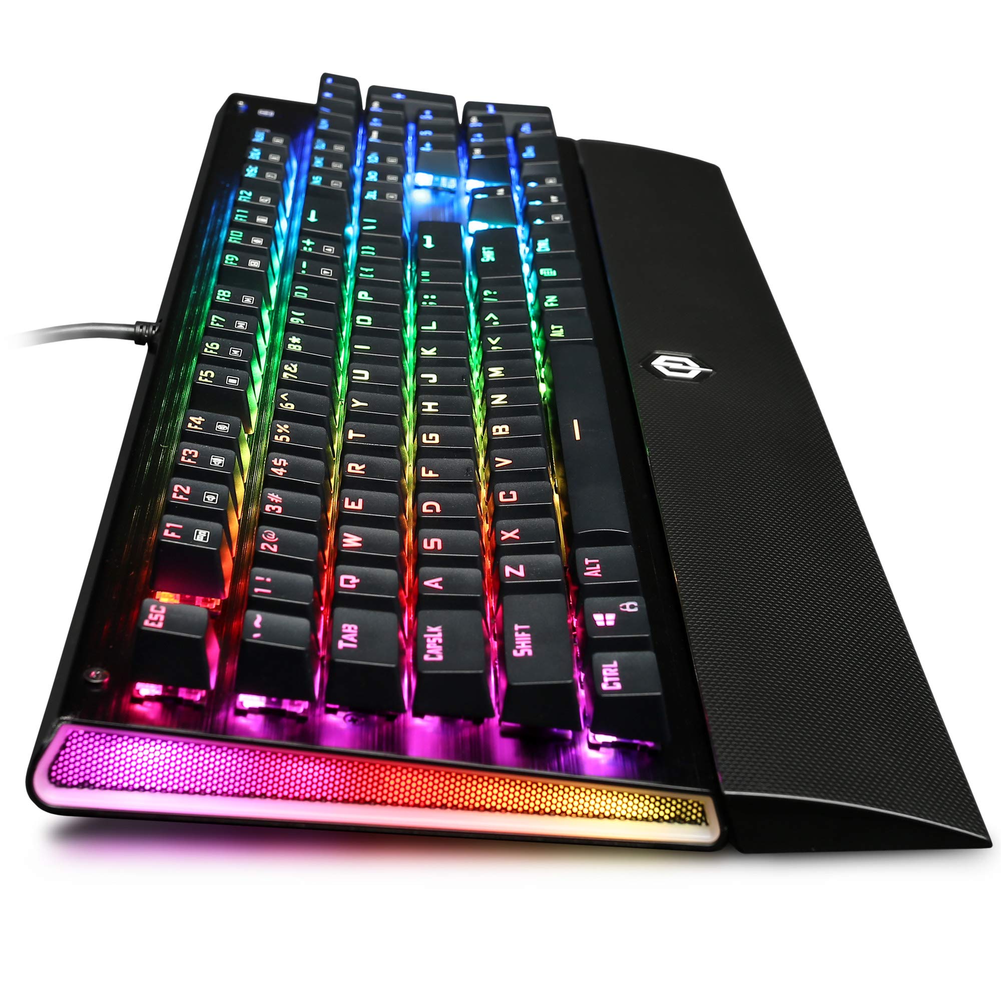 CyberPowerPC Skorpion K2 CPSK304 RGB Mechanical Gaming Keyboard with Kontact™ Black Linear Switches - Perfect for PC Gaming, Esports & Office Work