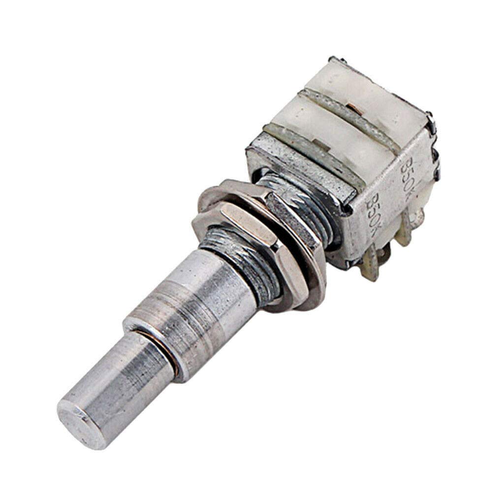 Premium B50K Dual Concentric Potentiometer for Guitar - High-Grade Metal Mini Volume/Tone Control Knob - Perfect for Electric Guitar Upgrades & DIY Repairs