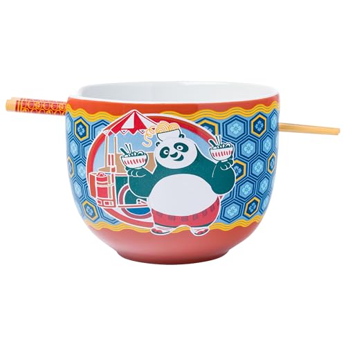 Kung Fu Panda Po Holding Noodles