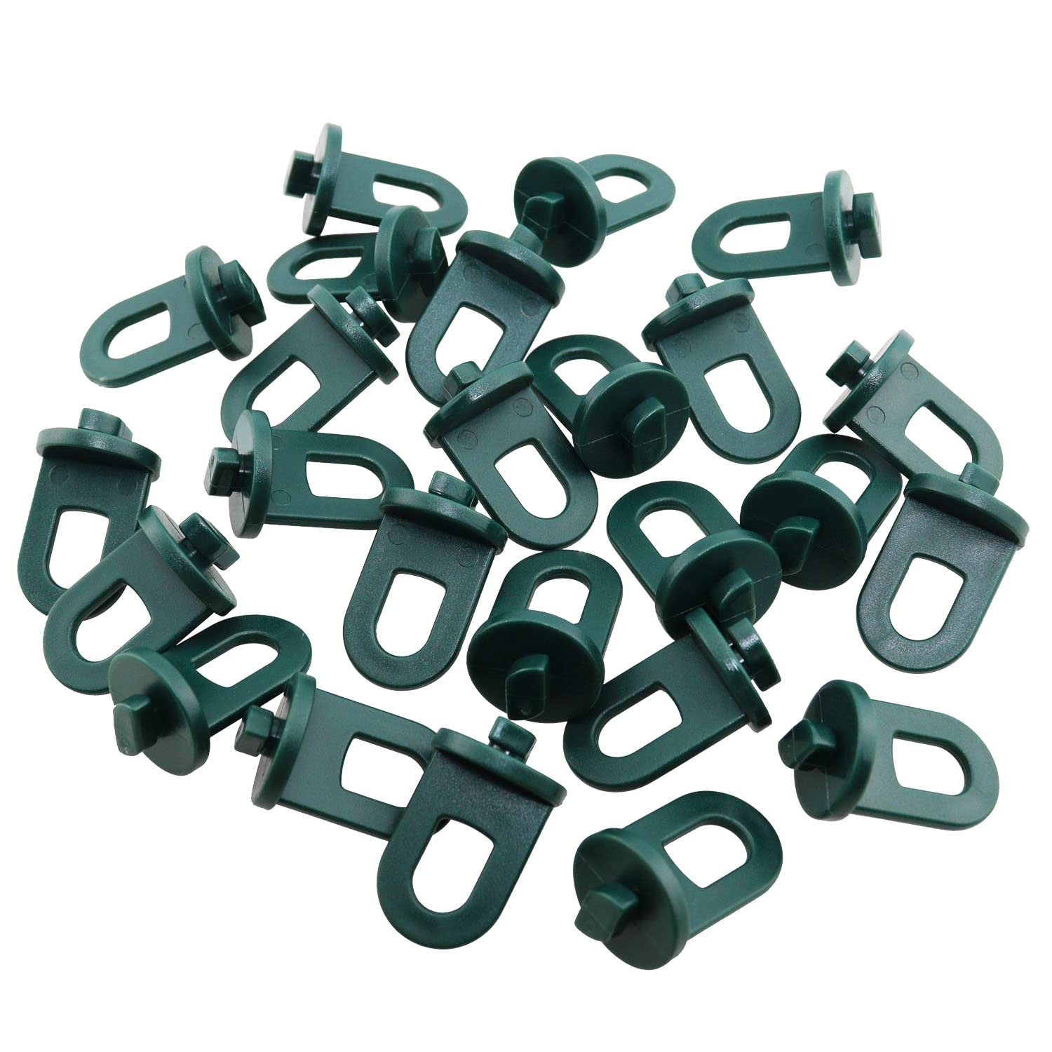 25PCS Greenhouse Twist Clips - Heavy Duty Plant Hangers for Greenhouses, Gardens & Indoor Plants | Secure Hanging Clips for Vines, Flowers & Vegetables | Perfect for Hydroponics, Vertical Gardens & Greenhouse Organization