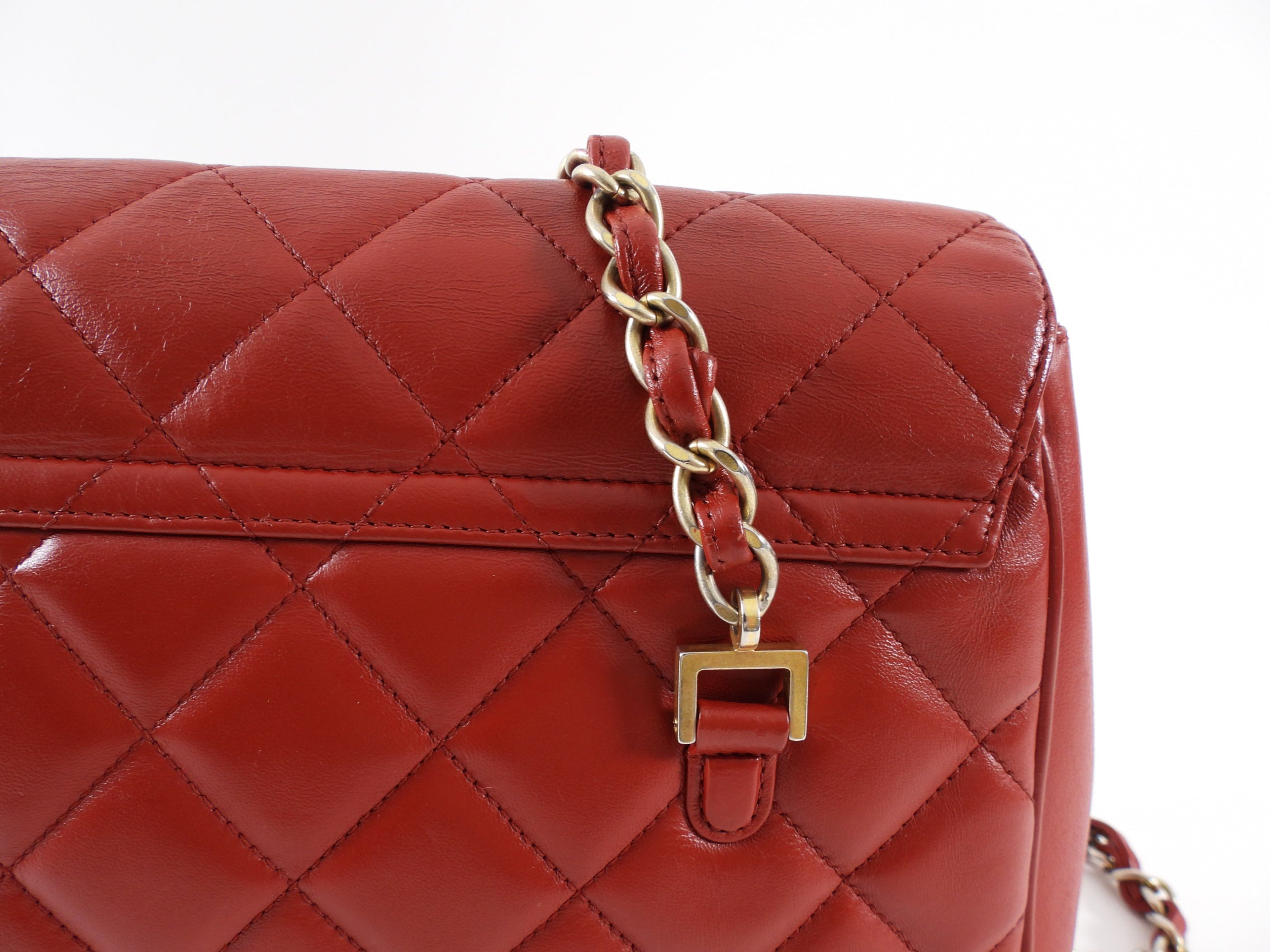 Chanel Dark Red Quilted Leather Misia Flap Shoulder Bag - Luxury Designer Handbag for Women, Perfect for Parties, Dating & Special Occasions