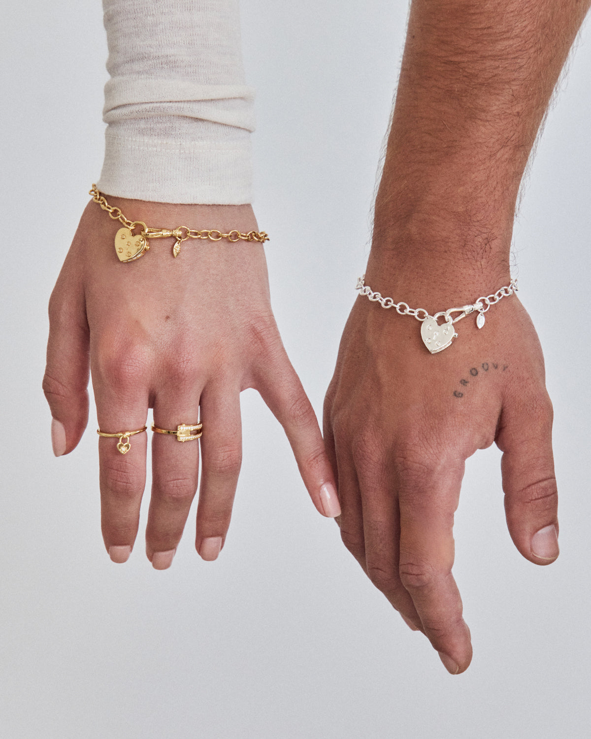 18K Gold Vermeil Love Unlocked Padlock Bracelet - Romantic Jewelry Gift for Her, Anniversary & Valentine's Day - Perfect for Couples & Special Occasions