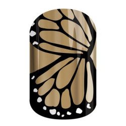 Jamberry Butterfly Effect Nail Wraps - Full Sheet Nail Art Stickers for Women - Perfect for Parties, Weddings & Special Occasions