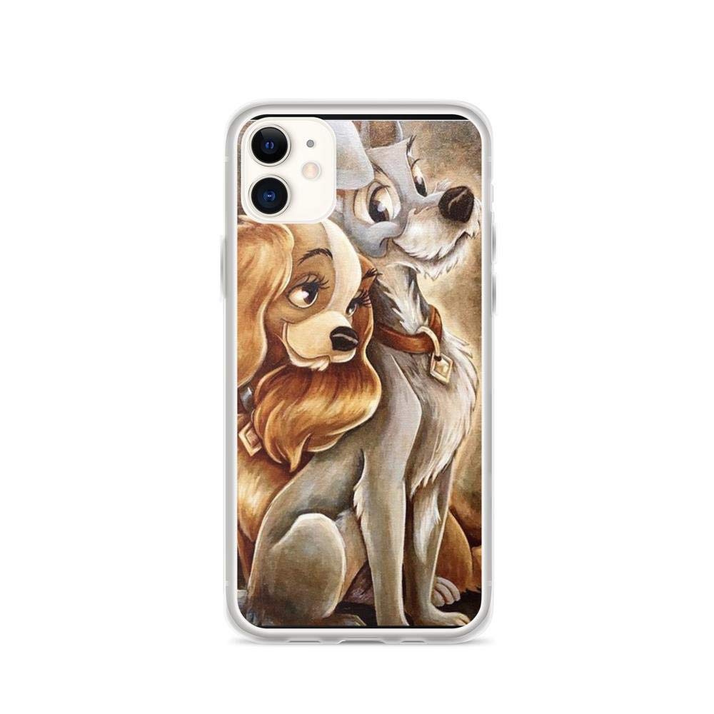 **Disney Lady and The Tramp Love Dogs Clear iPhone 7 Plus/8 Plus Case - TPU Shockproof Protective Cover with Anti-Scratch Design - Perfect for Fans, Gifts, and Everyday Use**