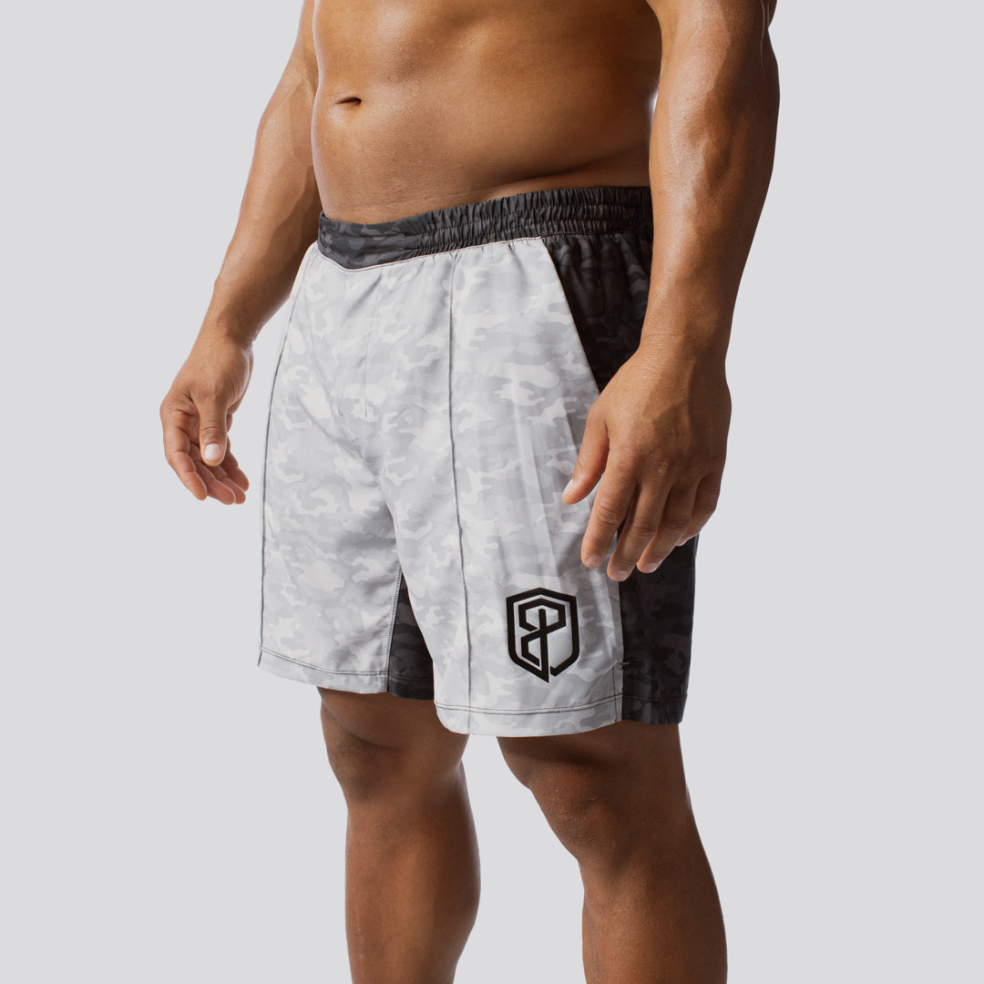 Men's Training Shorts - Avalanche Color - Lightweight & Breathable Workout Shorts for Running, Gym & Active Lifestyle