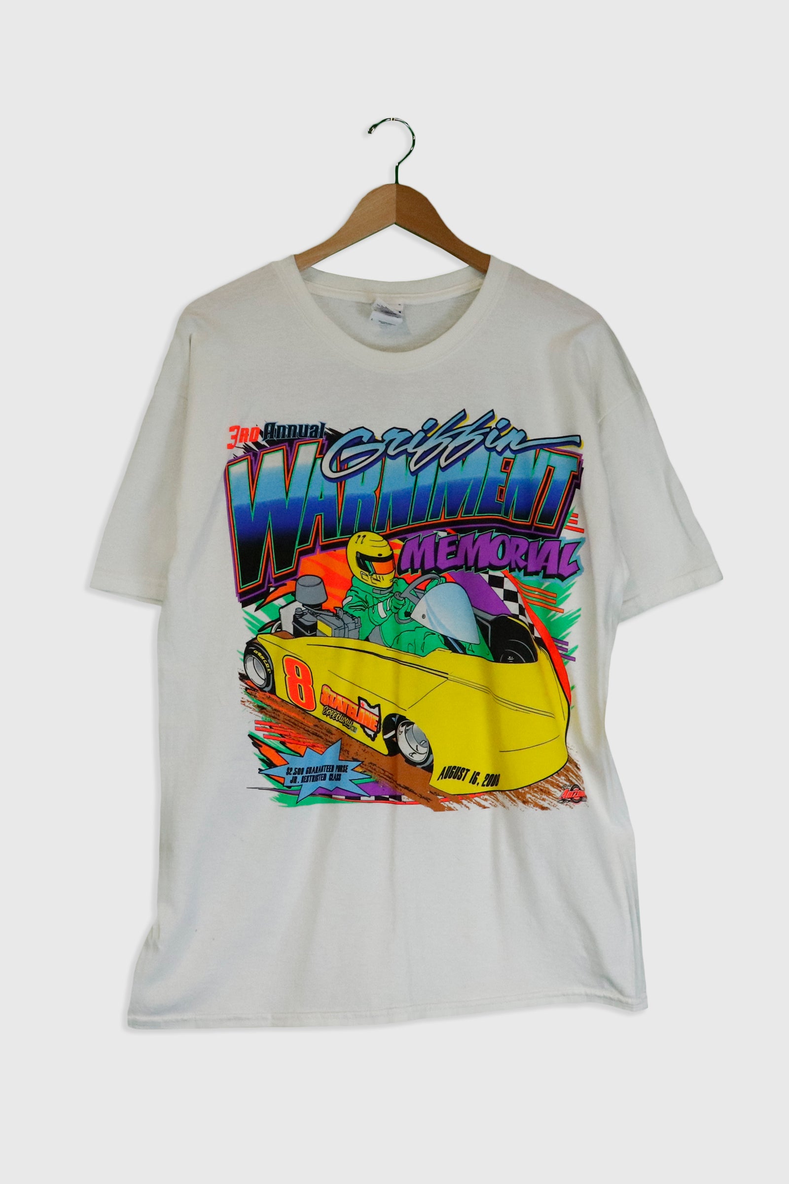 Vintage 2008 3rd Annual Griffin Memorial T-Shirt Size L - Retro Graphic Tee for Men, Soft Cotton Shirt for Casual Wear, Collectible Event Shirt for Music Festivals & Fan Gatherings