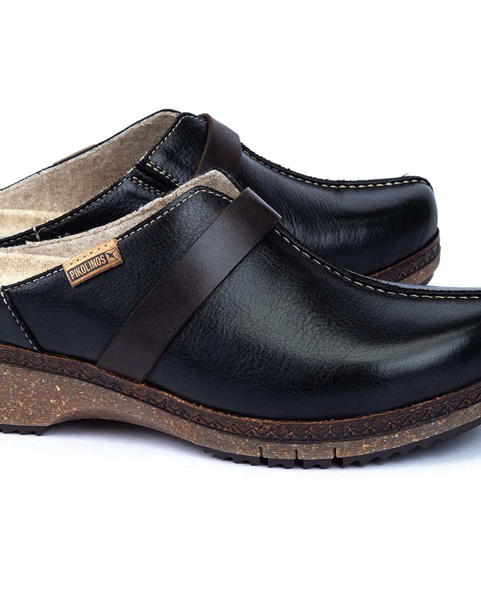 PIKOLINOS Women's Leather Clogs - Granada Style Comfortable Slip-On Shoes for Casual Wear & Walking