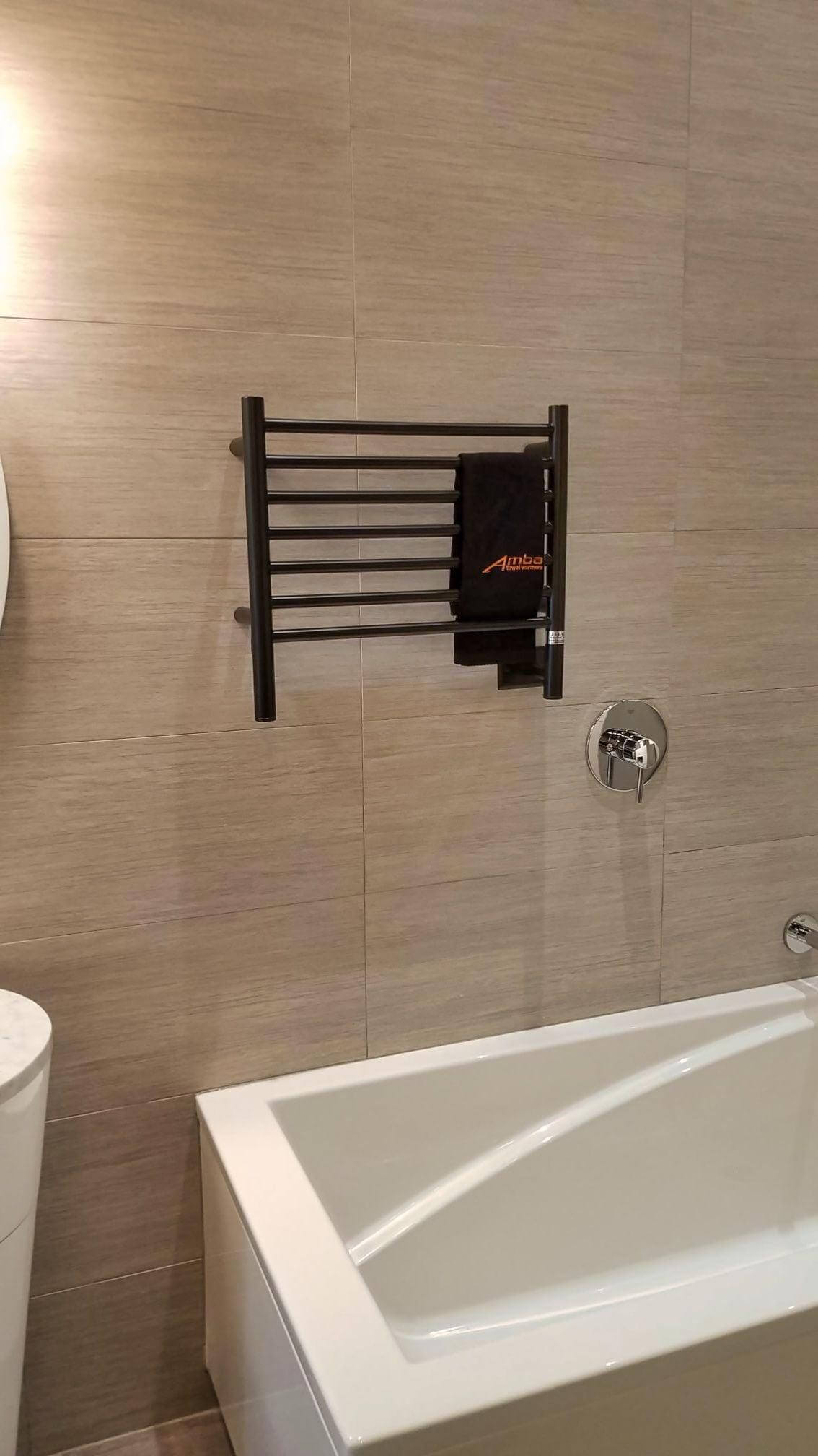 Amba Jeeves H Straight Hardwired Towel Warmer - 20.5