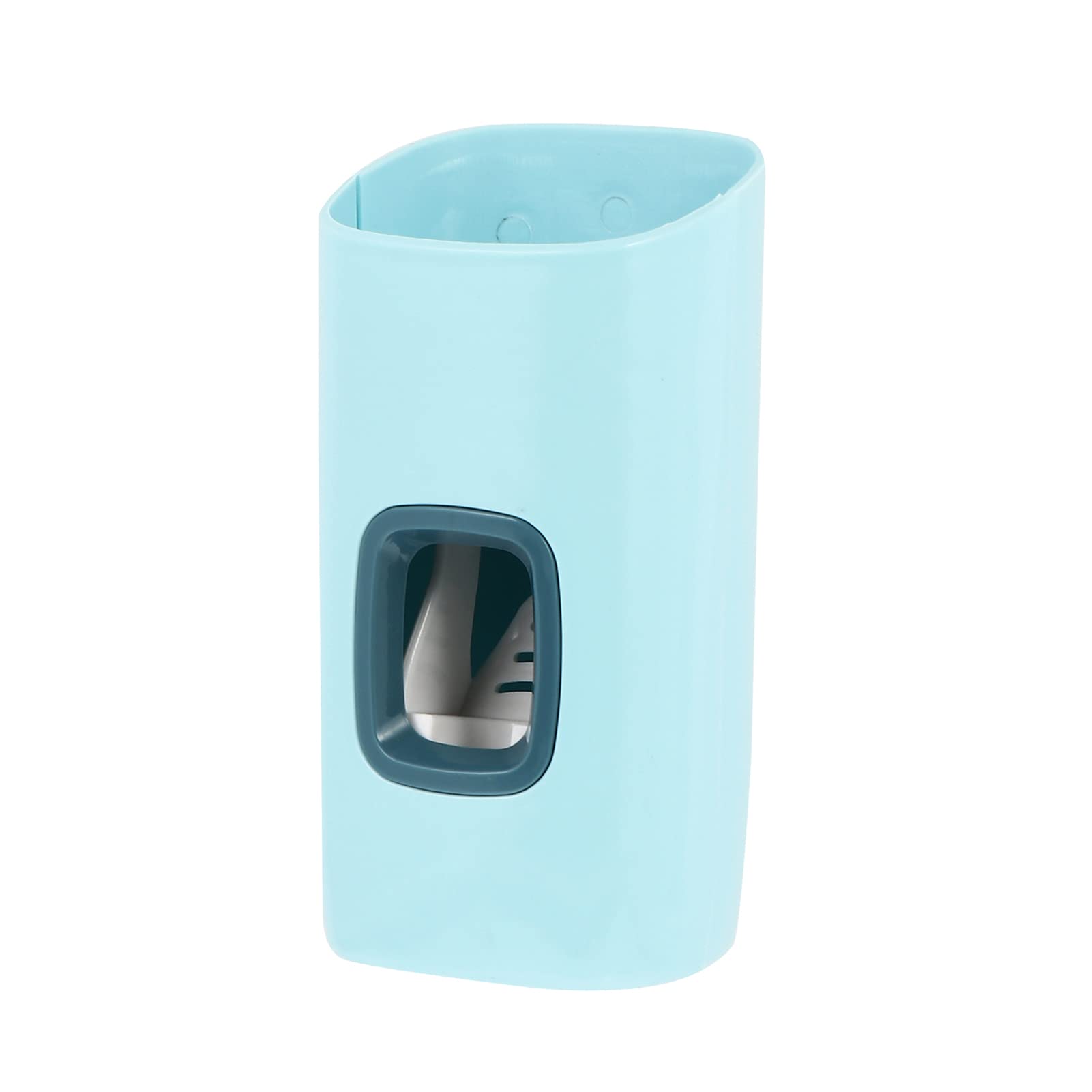 DOITOOL Automatic Toothpaste Dispenser - Wall Mounted Hands-Free Toothpaste Squeezer for Kids & Adults, Reusable & Easy to Use, Perfect for Bathroom, Shower & Travel (Blue)