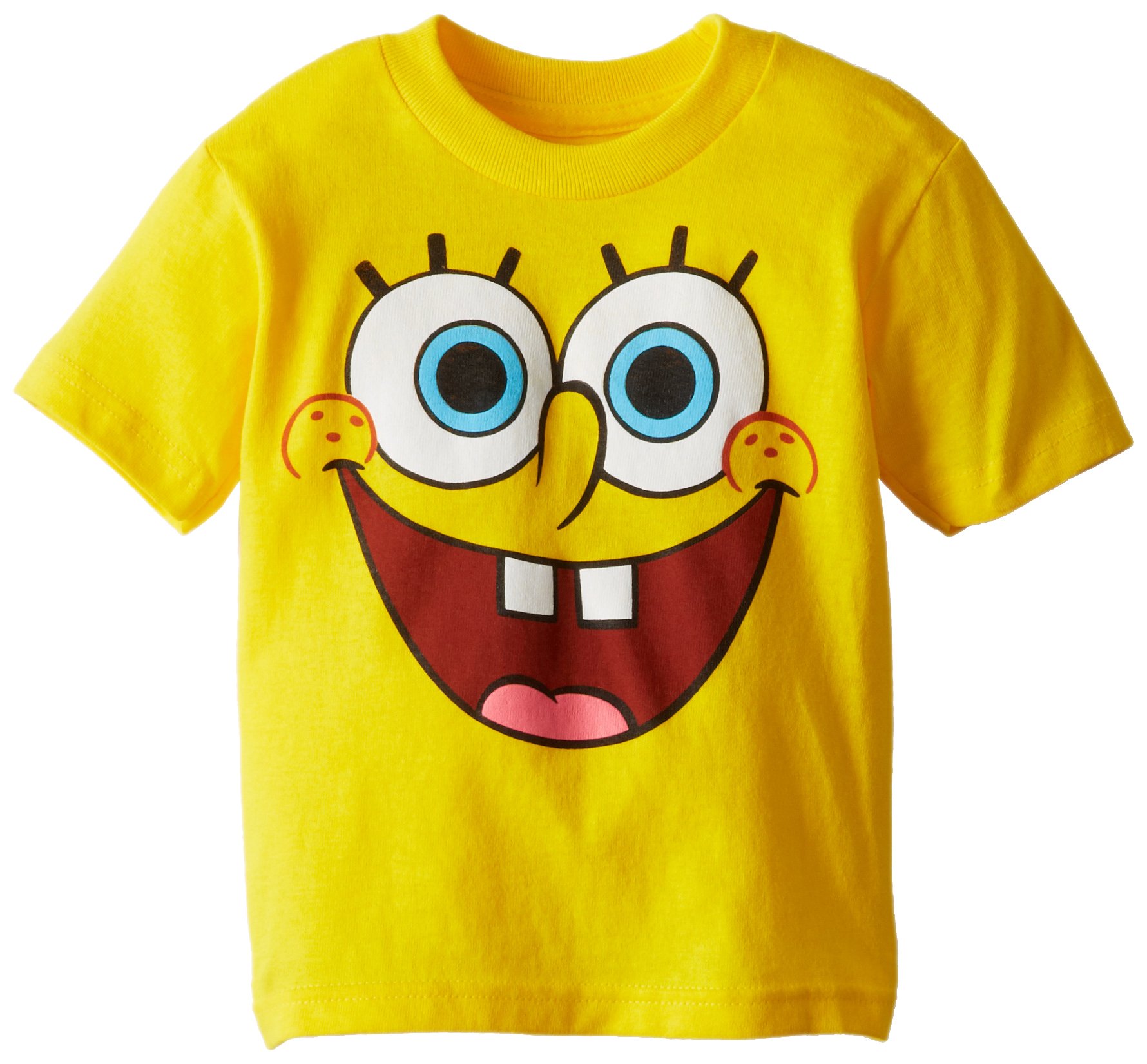 SpongeBob SquarePants Cartoon Graphic Boys' T-Shirt - Soft Cotton Short Sleeve Tee for Kids - Perfect for School, Playdates & Birthday Parties