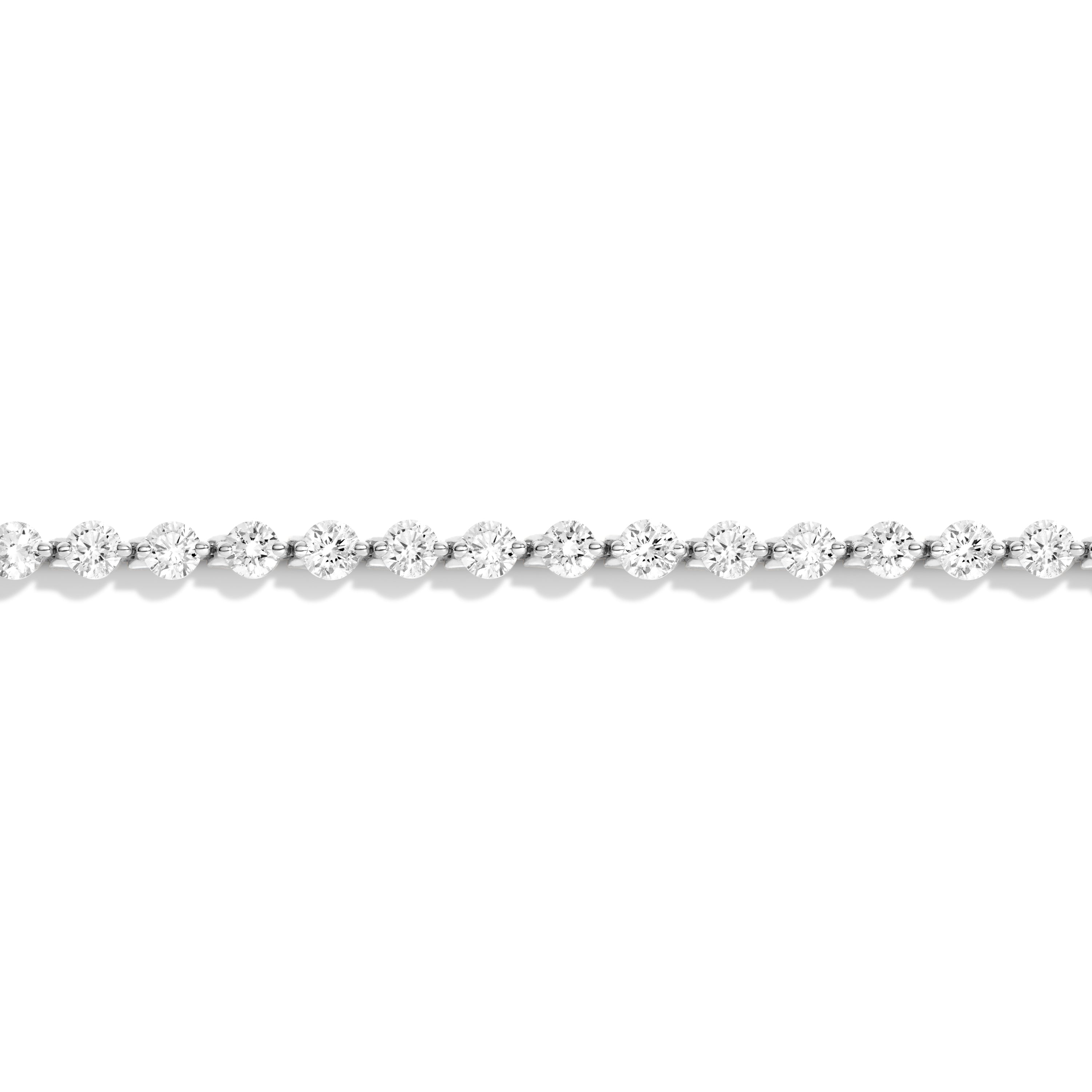 3mm Invisible Set Tennis Bracelet - Size 6.5 - Dainty Gold/Silver Diamond Bracelet for Women - Perfect for Weddings, Anniversaries & Everyday Elegance