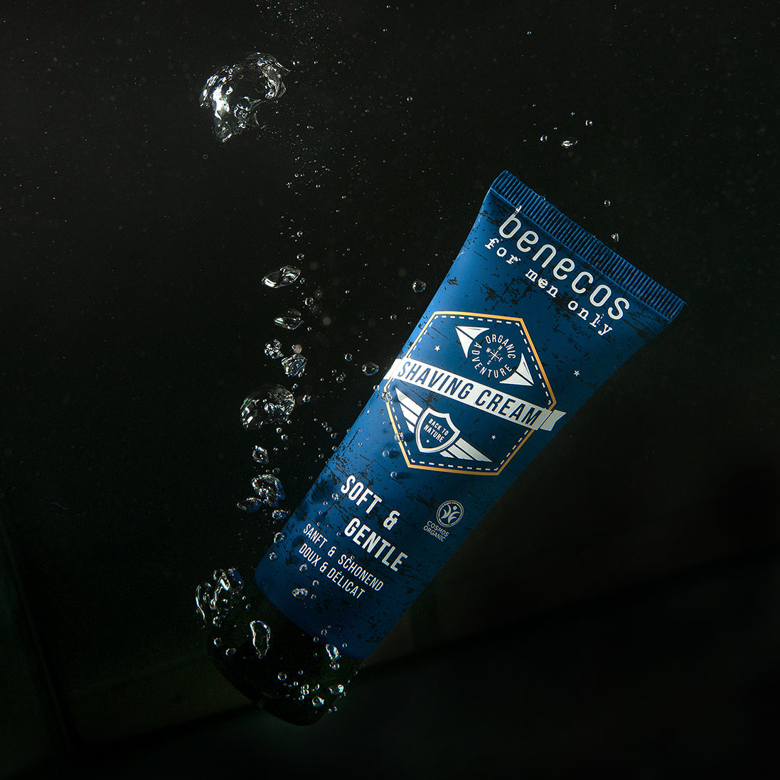 Benecos Natural Shaving Cream for Men - 75ml | Organic & Vegan Formula | Smooth & Comfortable Shave | Perfect for Daily Grooming & Travel