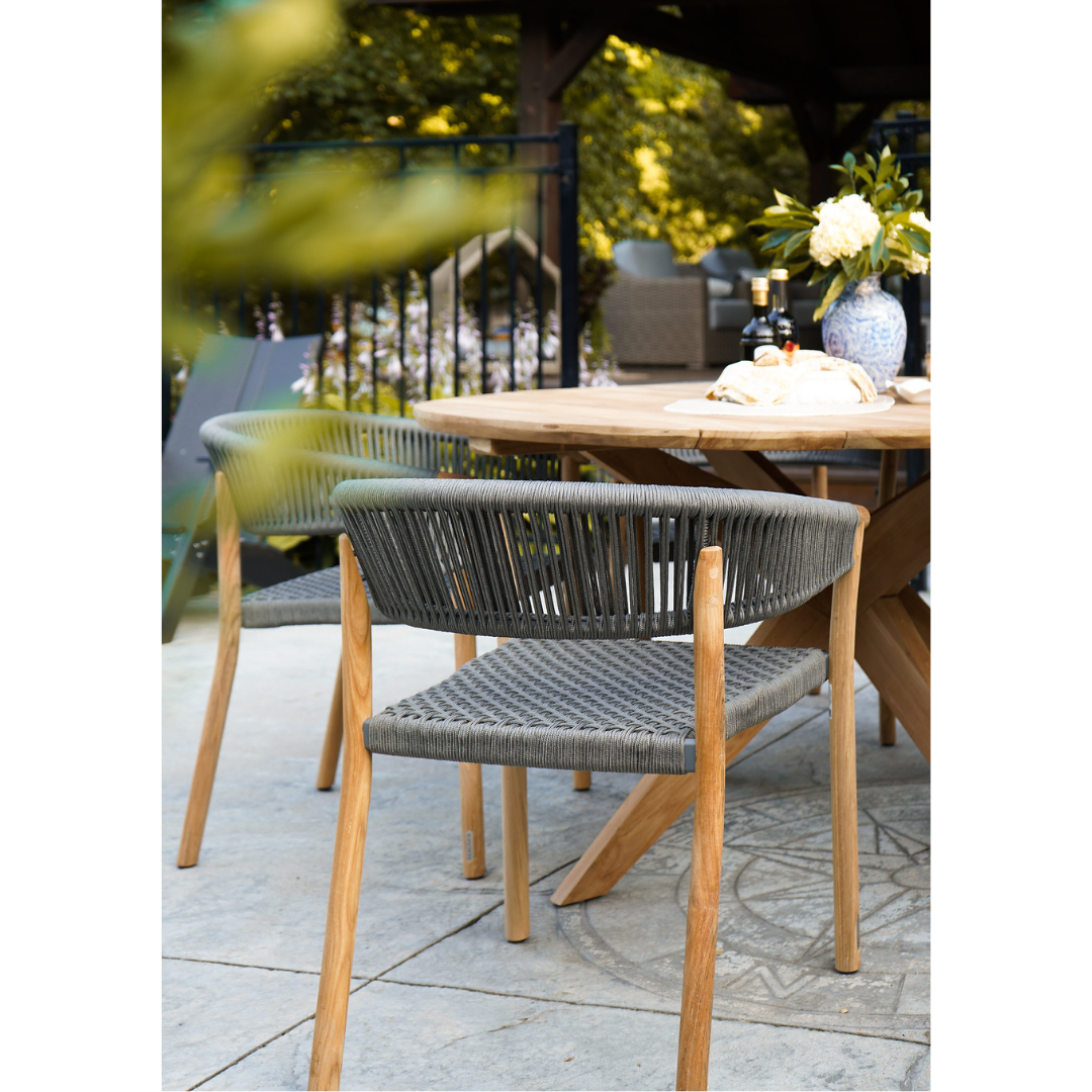 Stylish Caledon Dining Chair - Modern Wooden Kitchen Chair with Upholstered Seat - Perfect for Dining Room, Kitchen, and Breakfast Nook