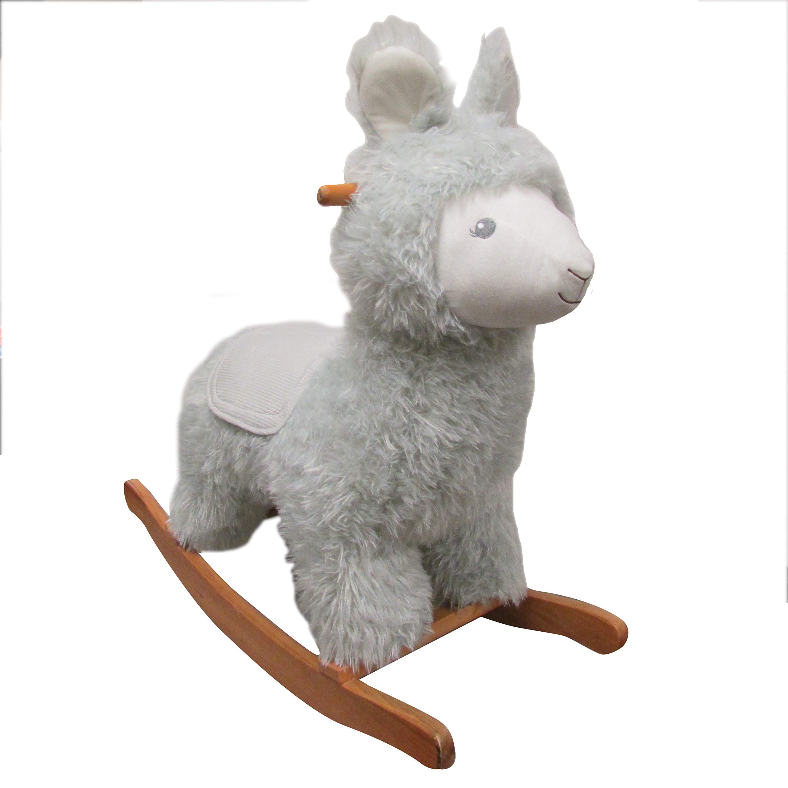 Large Plush Llama Rocking Horse for Kids - Soft & Safe Baby Rocker Toy | Perfect for Nursery, Playroom & Toddler Gift