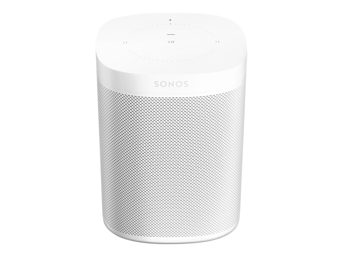Sonos One (Gen 2) Smart Speaker with Alexa & Google Assistant - Wireless Home Audio System for Streaming Music, Podcasts & Smart Home Control - Perfect for Living Room, Bedroom & Office Use