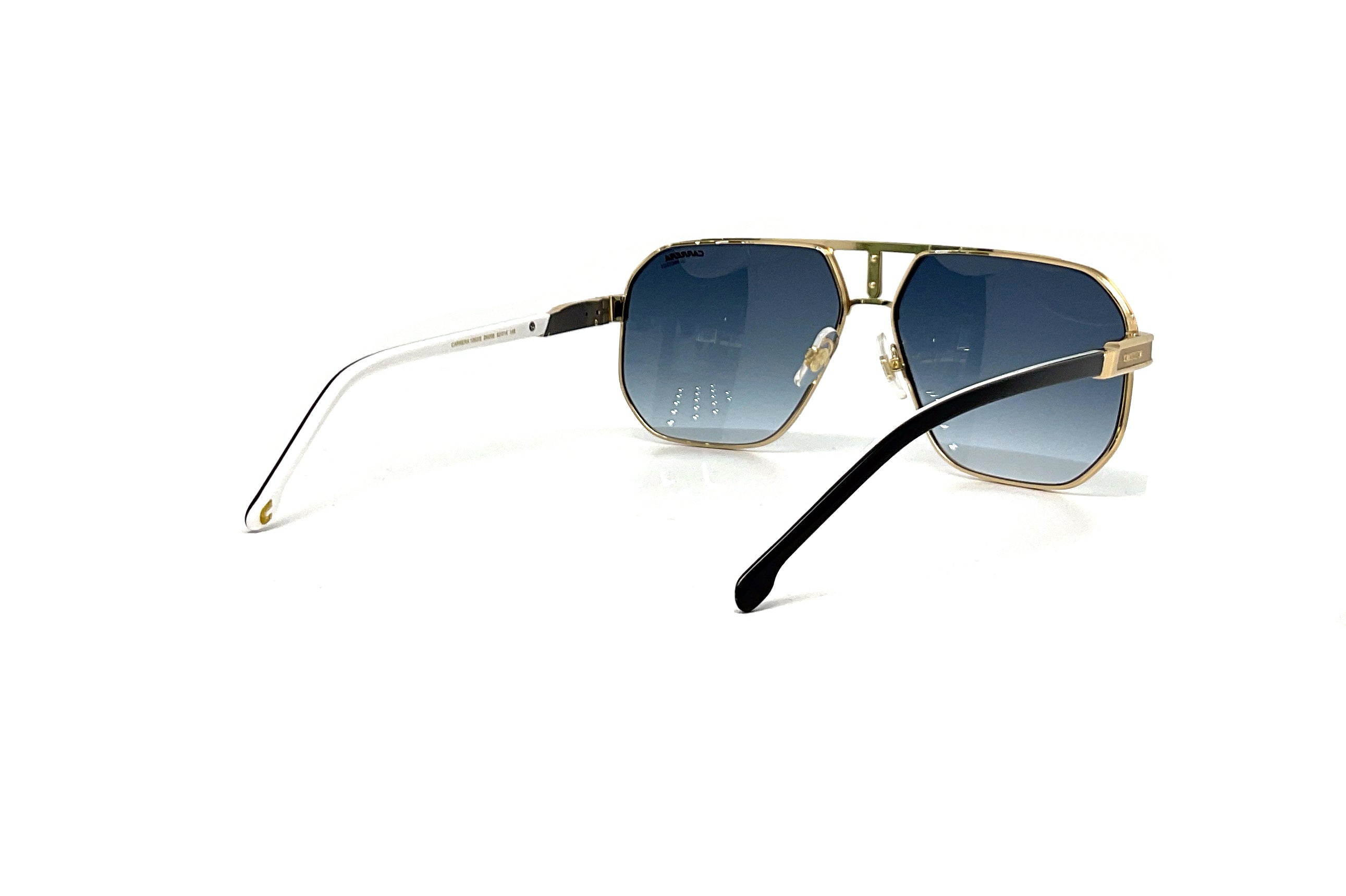Carrera 1062/S Sunglasses Matte Black Gold Black Frame - Stylish UV Protection Shades for Men & Women - Perfect for Driving, Outdoor Sports & Fashion
