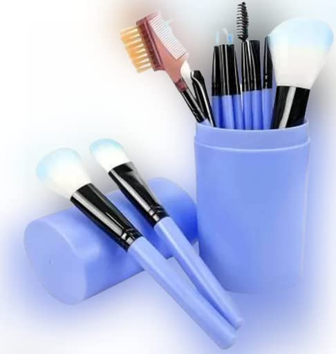 12-Piece Professional Makeup Brush Set - Foundation, Blending & Cosmetic Brushes Kit for Flawless Makeup Application | Perfect for Daily Use, Travel & Professional Makeup Artists